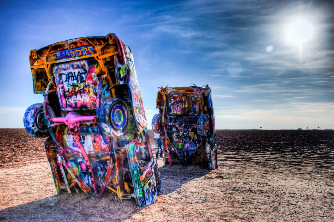 Cadillac Ranch in Amarillo, TX